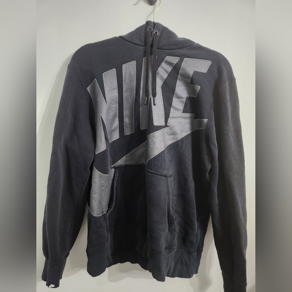 Nike Y2K Vintage Hoodie Men's Size LG  Grey